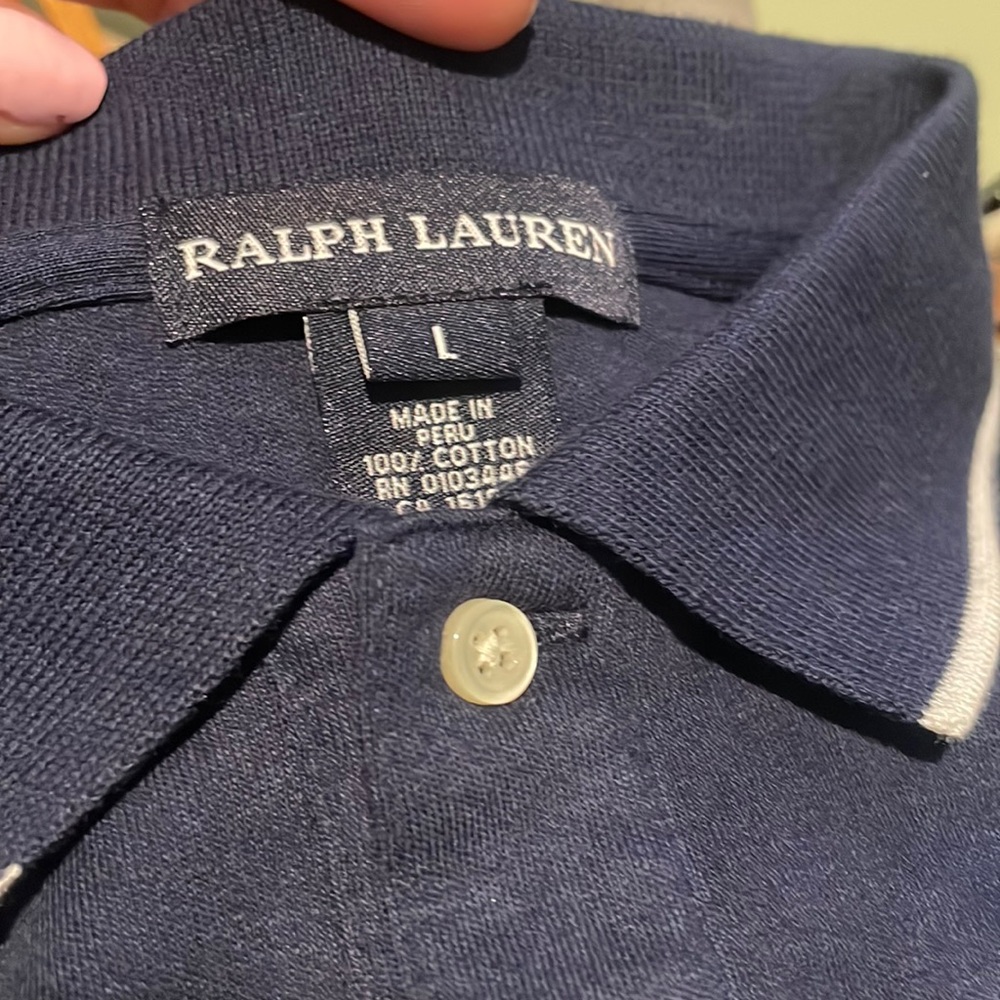 Ralph Lauren Girls Navy Blue Polo Tennis Dress L NWT - Picture 5 of 5